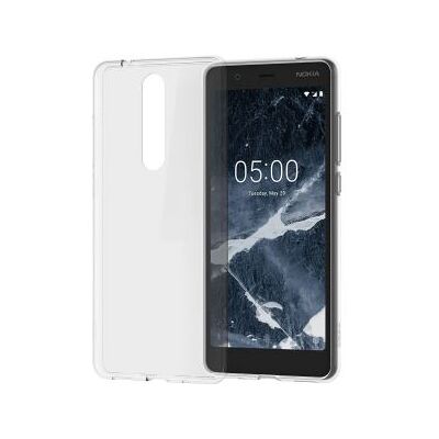 Nokia Slim Crystal Case CC-109 - Achterzijde behuizing voor mobiele telefoon - thermoplastic polyurethaan (TPU) - transparant - voor Nokia 5.1 Nokia Slim Crystal Case CC-109 - Achterzijde behuizing voor mobiele telefoon - thermoplastic polyurethaan (TPU) - transparant - voor Nokia 5.1