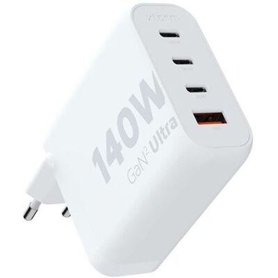 Xtorm Volt Xec140 - Netspanningsadapter - Gan2 Ultra - 140 Watt - Qc 3.0, Stroomtoevoer 3.1 - 4 Uitgangsaansluitingen (usb, 3x Usb-c) Xtorm Volt Xec140 - Netspanningsadapter - Gan2 Ultra - 140 Watt - Qc 3.0, Stroomtoevoer 3.1 - 4 Uitgangsaansluitingen (usb, 3x Usb-c)