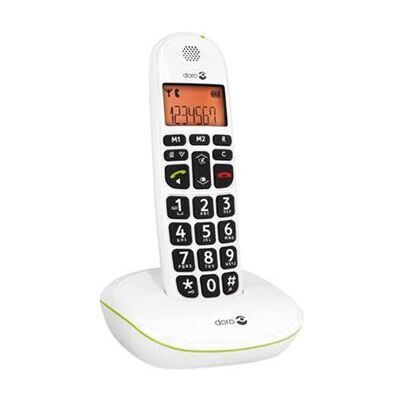 DORO PhoneEasy 100w - Snoerloze telefoon met nummerherkenning - DECT\GAP - wit DORO PhoneEasy 100w - Snoerloze telefoon met nummerherkenning - DECT\GAP - wit
