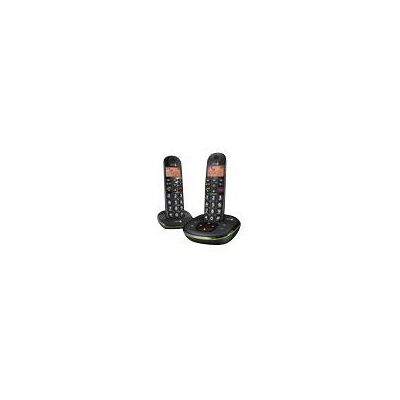 DORO PhoneEasy 105wr Duo - Snoerloze telefoon - antwoordsysteem met nummerherkenning - DECT\GAP - zwart + extra handset DORO PhoneEasy 105wr Duo - Snoerloze telefoon - antwoordsysteem met nummerherkenning - DECT\GAP - zwart + extra handset