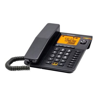 Alcatel-lucent Alcatel T76 - Telefoon met snoer met nummerherkenning - zwart Alcatel-lucent Alcatel T76 - Telefoon met snoer met nummerherkenning - zwart