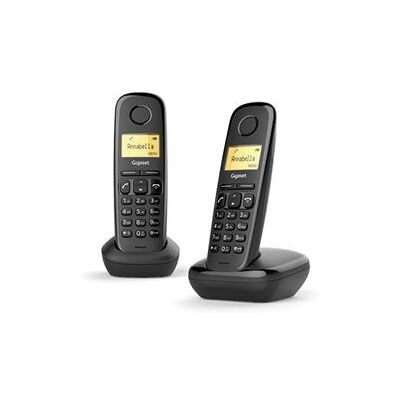 Gigaset A170 Duo - Snoerloze telefoon met nummerherkenning - ECO DECT\GAP - zwart + extra handset Gigaset A170 Duo - Snoerloze telefoon met nummerherkenning - ECO DECT\GAP - zwart + extra handset