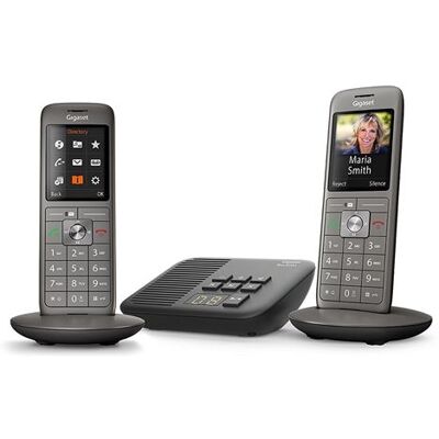 Gigaset Draadloze telefoon CL660A Duo Antraciet Gigaset Draadloze telefoon CL660A Duo Antraciet