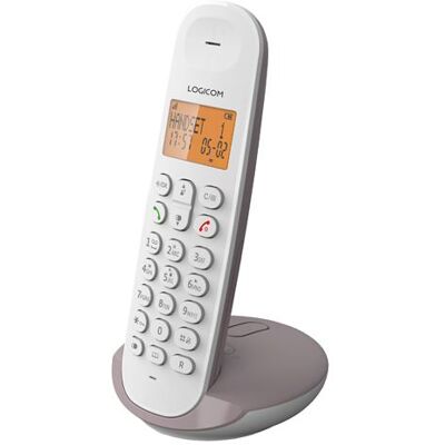 Logicom Draadloze vaste telefoon - Dect Iloa 155T Solo - Taupe - Met antwoordapparaat Logicom Draadloze vaste telefoon - Dect Iloa 155T Solo - Taupe - Met antwoordapparaat
