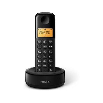 Philips Draadloze telefoon D1601B Zwart Philips Draadloze telefoon D1601B Zwart