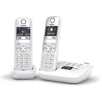 Gigaset Draadloze telefoon AS690A Duo Wit Gigaset Draadloze telefoon AS690A Duo Wit