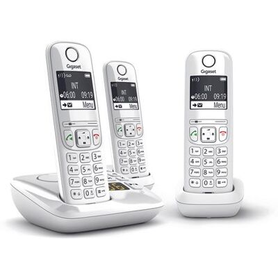 Gigaset Draadloze telefoon AS690A Trio Wit Gigaset Draadloze telefoon AS690A Trio Wit