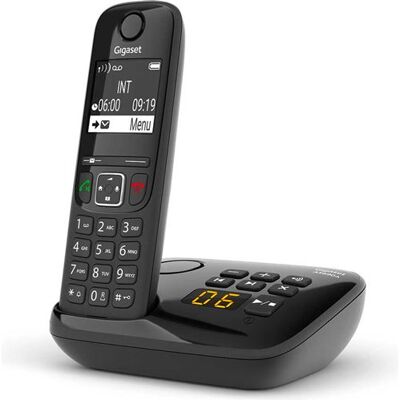 Gigaset Draadloze telefoon AS690AR Mono met antwoordapparaat Zwart Gigaset Draadloze telefoon AS690AR Mono met antwoordapparaat Zwart