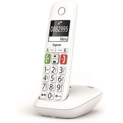 Gigaset E290 - Snoerloze telefoon met nummerherkenning - ECO DECT\GAP - wit Gigaset E290 - Snoerloze telefoon met nummerherkenning - ECO DECT\GAP - wit