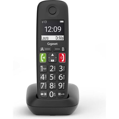 Gigaset Draadloze Telefoon E290r Solo Zwart Gigaset Draadloze Telefoon E290r Solo Zwart