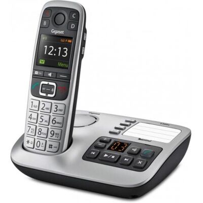 Gigaset E560A - Snoerloze telefoon - antwoordsysteem met nummerherkenning - DECT\GAP - platinum Gigaset E560A - Snoerloze telefoon - antwoordsysteem met nummerherkenning - DECT\GAP - platinum