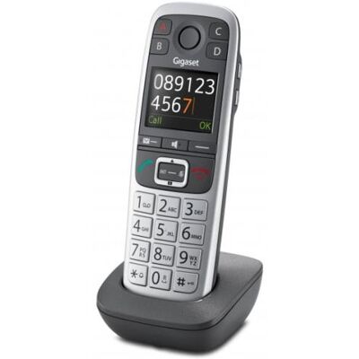 Gigaset E560HX - Snoerloze verlengingshandset met nummerherkenning - DECT\GAP - platinum Gigaset E560HX - Snoerloze verlengingshandset met nummerherkenning - DECT\GAP - platinum
