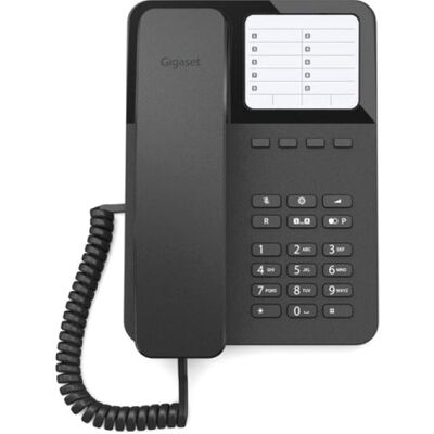Gigaset Vaste Telefoon Desk 400 Solo Zwart Gigaset Vaste Telefoon Desk 400 Solo Zwart