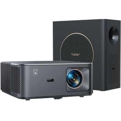 Yaber Beamer K2s Pro Premium Full HD en 4K UHD Zwart + Subwoofer Yaber Beamer K2s Pro Premium Full HD en 4K UHD Zwart + Subwoofer