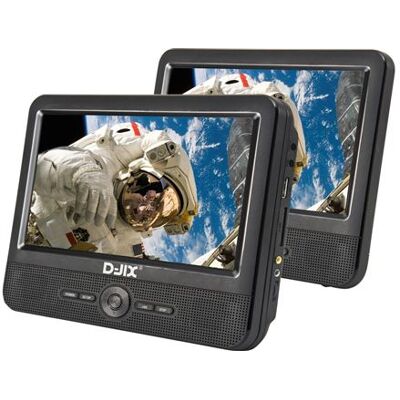 Logicom D-Jix Draagbare DVD-speler PVS906-50SM 9" met dubbel scherm Zwart Logicom D-Jix Draagbare DVD-speler PVS906-50SM 9" met dubbel scherm Zwart
