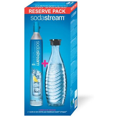 SODASTREAM RESERVE PACK CARAF (1 CYL + 1 BOTTLE) SODASTREAM RESERVE PACK CARAF (1 CYL + 1 BOTTLE)