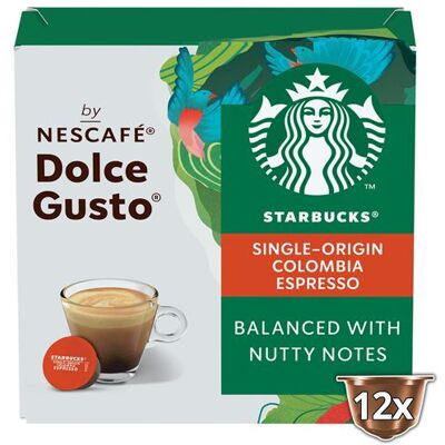 Set Van 12 Dolce Gusto Starbucks Nescafé Koffiecapsules Espresso Colombia - Airfryer Set Van 12 Dolce Gusto Starbucks Nescafé Koffiecapsules Espresso Colombia - Airfryer