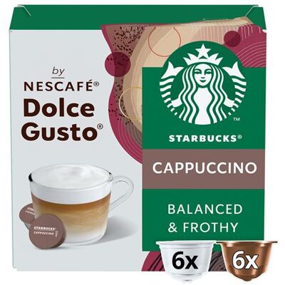 Set Van 12 Capsules Dolce Gusto Starbucks Nescafé Cappuccino - Airfryer Set Van 12 Capsules Dolce Gusto Starbucks Nescafé Cappuccino - Airfryer