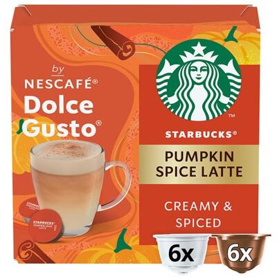 Starbucks Pak 12 Dolce Gusto® Nescafe® Pumpkin Spice Latte Koffiecapsules - Airfryer Starbucks Pak 12 Dolce Gusto® Nescafe® Pumpkin Spice Latte Koffiecapsules - Airfryer