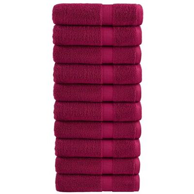 vidaXL Serviettes de Bain de Qualité Supérieure 10 pcs, Serviettes de Douche, Draps de Bain, Serviettes d'Invité de Toilette, Bordeaux 600g/m² 137217 vidaXL Serviettes de Bain de Qualité Supérieure 10 pcs, Serviettes de Douche, Draps de Bain, Serviettes d'Invité de Toilette, Bordeaux 600g/m² 137217