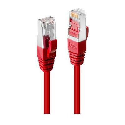 Lindy Premium - Verbindingskabel - RJ-45 (M) naar RJ-45 (M) - 1 m - SFTP - CAT 6 - halogeenvrij, zonder haken - rood Lindy Premium - Verbindingskabel - RJ-45 (M) naar RJ-45 (M) - 1 m - SFTP - CAT 6 - halogeenvrij, zonder haken - rood