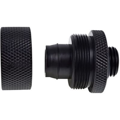 Alphacool Eiszapfen Connector Series Straight Socket 19/13mm - Knelkoppeling voor vloeistofkoelsysteem - diepzwart Alphacool Eiszapfen Connector Series Straight Socket 19/13mm - Knelkoppeling voor vloeistofkoelsysteem - diepzwart