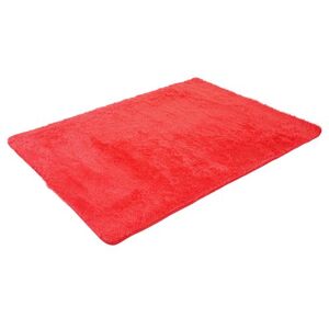 Tapijt HWC-F69, shaggy loper hoogpolig langpolig, stof/textiel pluizig zacht 200x140cm ~ rood Tapijt HWC-F69, shaggy loper hoogpolig langpolig, stof/textiel pluizig zacht 200x140cm ~ rood