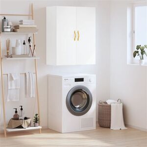 vidaXL Wandkast 69,5x34x90 cm wit828404 vidaXL Wandkast 69,5x34x90 cm wit828404