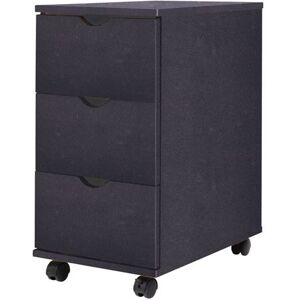 vidaXL Ladekast 33x45x60 cm zwart vidaXL Ladekast 33x45x60 cm zwart