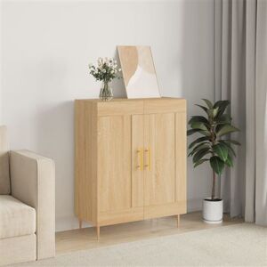 vidaXL Buffet, Armoire Latérale, Meuble de Rangement, Organisateur de Salon Salle de Séjour Intérieur, Moderne, Chêne Sonoma Bois d'Ingénierie vidaXL Buffet, Armoire Latérale, Meuble de Rangement, Organisateur de Salon Salle de Séjour Intérieur, Moderne, Chêne Sonoma Bois d'Ingénierie