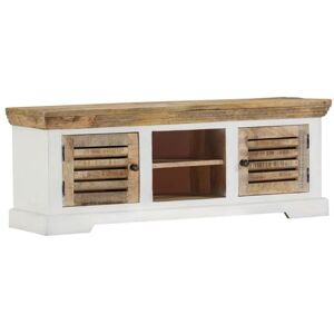 vidaXL Tv-meubel 110x30x40 cm massief mangohout337848 vidaXL Tv-meubel 110x30x40 cm massief mangohout337848