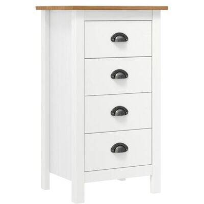 vidaXL Buffet Commode Dressoir avec 4 Tiroirs Armoire de Rangement Meuble de Rangement Armoire Latérale Blanc 46x35x80 cm Bois de Pin Solide vidaXL Buffet Commode Dressoir avec 4 Tiroirs Armoire de Rangement Meuble de Rangement Armoire Latérale Blanc 46x35x80 cm Bois de Pin Solide