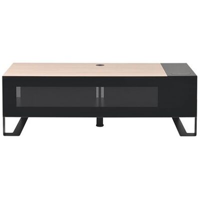 Erard Naga 1400 + Hatch - Kabineteenheid - Hout, Staal, Gehard Glas - Nordic Wood - Schermgrootte: 30"-55" - Staand Op Vloer - Airfryer Erard Naga 1400 + Hatch - Kabineteenheid - Hout, Staal, Gehard Glas - Nordic Wood - Schermgrootte: 30"-55" - Staand Op Vloer - Airfryer