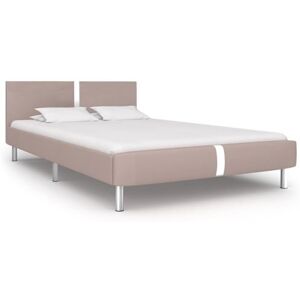 vidaXL Bedframe kunstleer cappuccino 140x200 cm280843 vidaXL Bedframe kunstleer cappuccino 140x200 cm280843