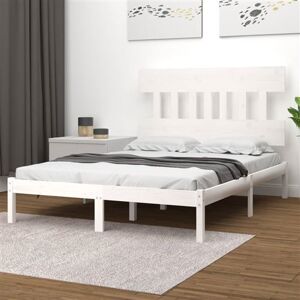 vidaXL Bedframe massief hout wit 120x200 cm3104734 vidaXL Bedframe massief hout wit 120x200 cm3104734