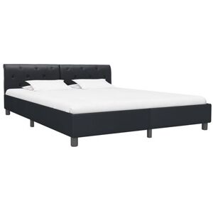 vidaXL Bedframe kunstleer zwart 180x200 cm vidaXL Bedframe kunstleer zwart 180x200 cm
