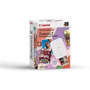Canon Kit Summer Fotoprinter Zoemini 2 Wit + 1 bordspel en 10 afdrukken inbegrepen 2026 Canon Kit Summer Fotoprinter Zoemini 2 Wit + 1 bordspel en 10 afdrukken inbegrepen 2026