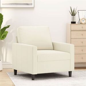 vidaXL Fauteuil, Siège avec Coussin, Chaise de Relaxation avec Dossier, Fauteuil TV de Salon Salle de Séjour, Moderne, Crème Velours vidaXL Fauteuil, Siège avec Coussin, Chaise de Relaxation avec Dossier, Fauteuil TV de Salon Salle de Séjour, Moderne, Crème Velours