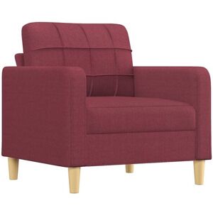 vidaXL Fauteuil 60 cm stof wijnrood359081 vidaXL Fauteuil 60 cm stof wijnrood359081