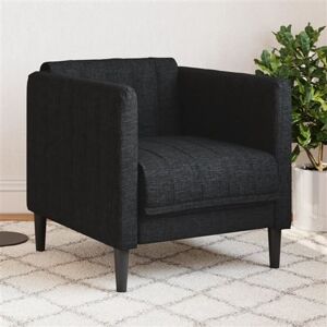 vidaXL Fauteuil stof zwart372597 vidaXL Fauteuil stof zwart372597