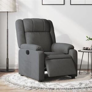 vidaXL Fauteuil elektrisch verstelbaar stof donkergrijs3205179 vidaXL Fauteuil elektrisch verstelbaar stof donkergrijs3205179