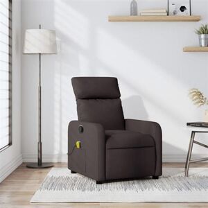 vidaXL Massagestoel verstelbaar stof donkerbruin374179 vidaXL Massagestoel verstelbaar stof donkerbruin374179