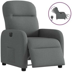 vidaXL Fauteuil elektrisch verstelbaar stof donkergrijs3302953 vidaXL Fauteuil elektrisch verstelbaar stof donkergrijs3302953