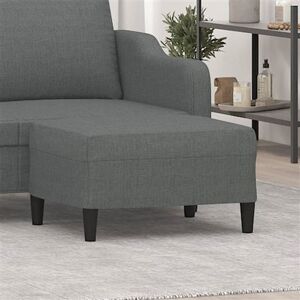 vidaXL Voetenbank 70x55x41 cm stof donkergrijs349304 vidaXL Voetenbank 70x55x41 cm stof donkergrijs349304
