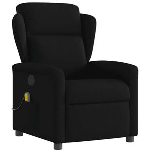 vidaXL Massagestoel verstelbaar stof zwart4015588 vidaXL Massagestoel verstelbaar stof zwart4015588