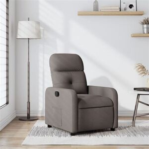 vidaXL Fauteuil verstelbaar stof taupe374204 vidaXL Fauteuil verstelbaar stof taupe374204