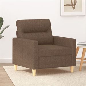 vidaXL Fauteuil 60 cm stof bruin359222 vidaXL Fauteuil 60 cm stof bruin359222