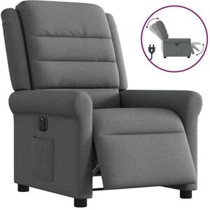 vidaXL Fauteuil elektrisch verstelbaar stof donkergrijs3303295 vidaXL Fauteuil elektrisch verstelbaar stof donkergrijs3303295