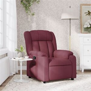vidaXL Fauteuil verstelbaar stof wijnrood373577 vidaXL Fauteuil verstelbaar stof wijnrood373577