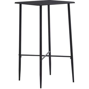 vidaXL Table de Bar Table de Pub Table de Bistrot Table de Comptoir Table de Cuisine Table de Salle à Manger Table Haute Maison Noir 60x60x111 cm MDF vidaXL Table de Bar Table de Pub Table de Bistrot Table de Comptoir Table de Cuisine Table de Salle à Manger Table Haute Maison Noir 60x60x111 cm MDF